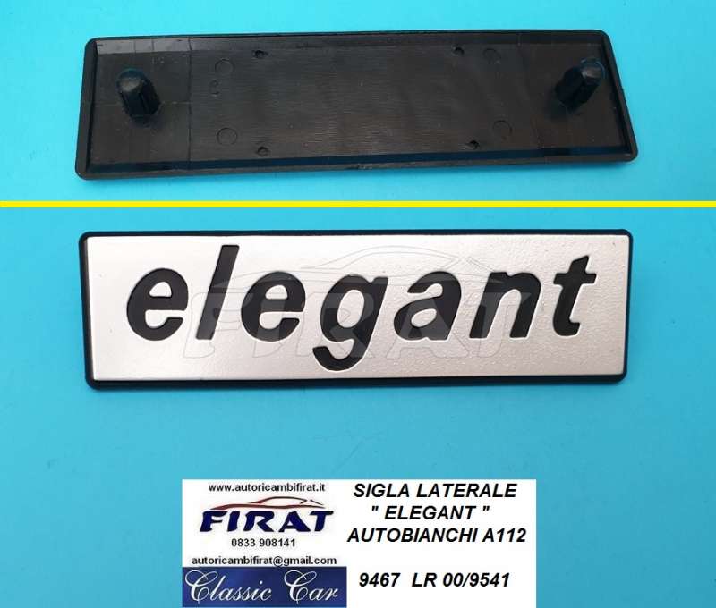 SIGLA LATERALE AUTOBIANCHI A112 ELEGANT (9467)